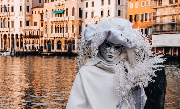 máscaras del carnaval italiano